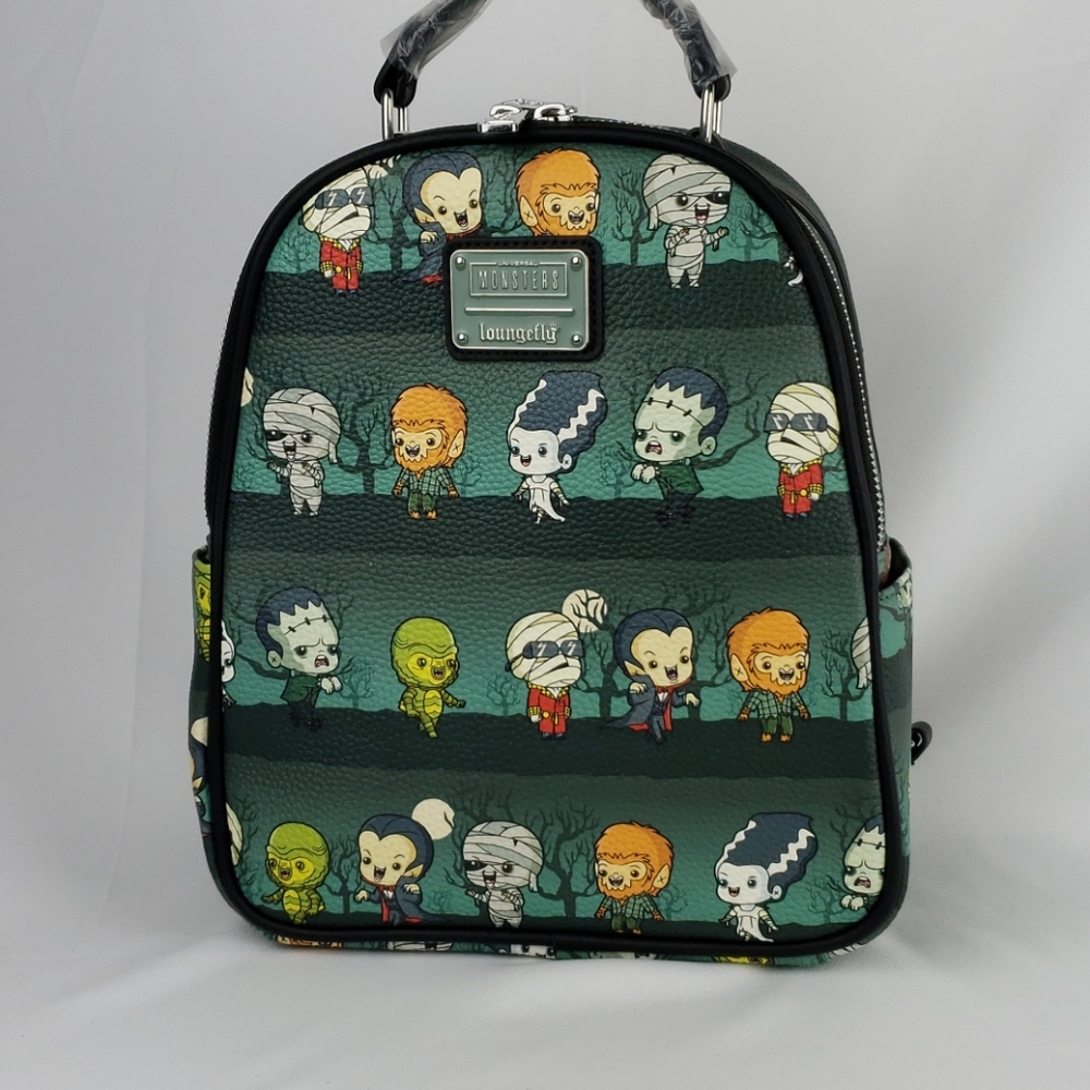 Loungefly Universal Chibi Monsters Backpack